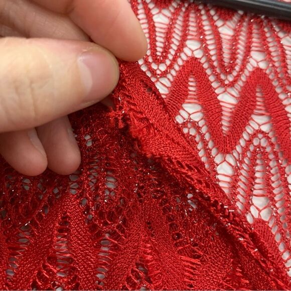 NWT Faded Glory Red Swim Coverup Size Small - Picture 10 of 10